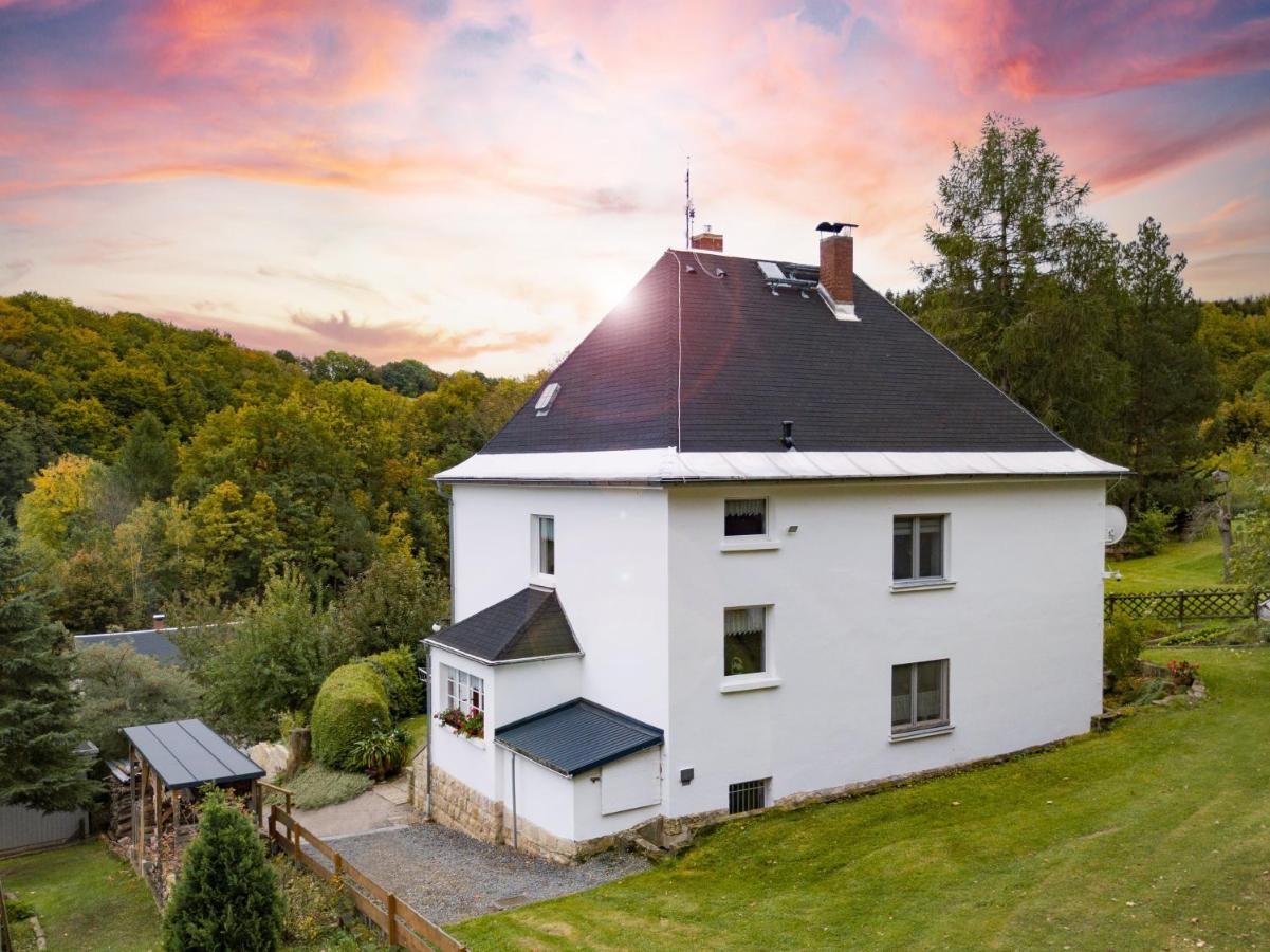 Ferienwohnung Erzgebirgswohnung Goetze Glashutte  Εξωτερικό φωτογραφία